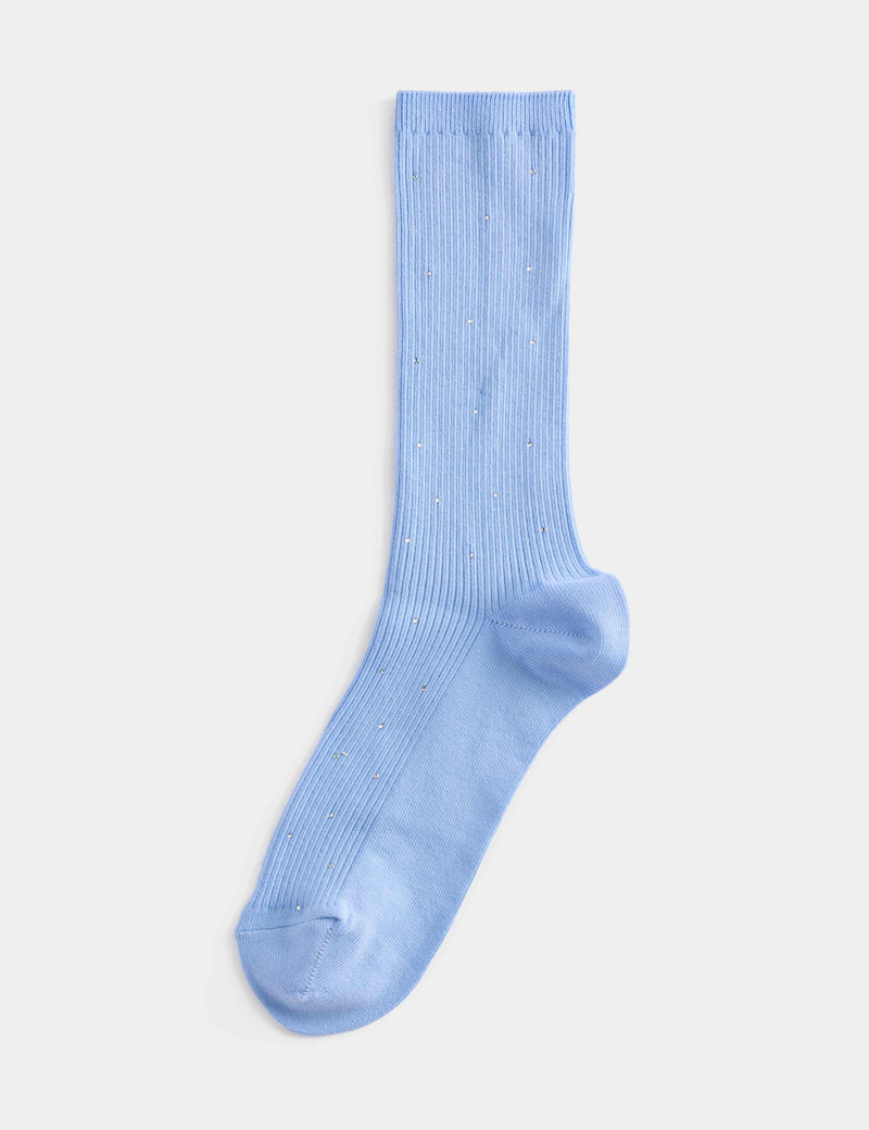 M&S embellished ribbed crew socks, UK version