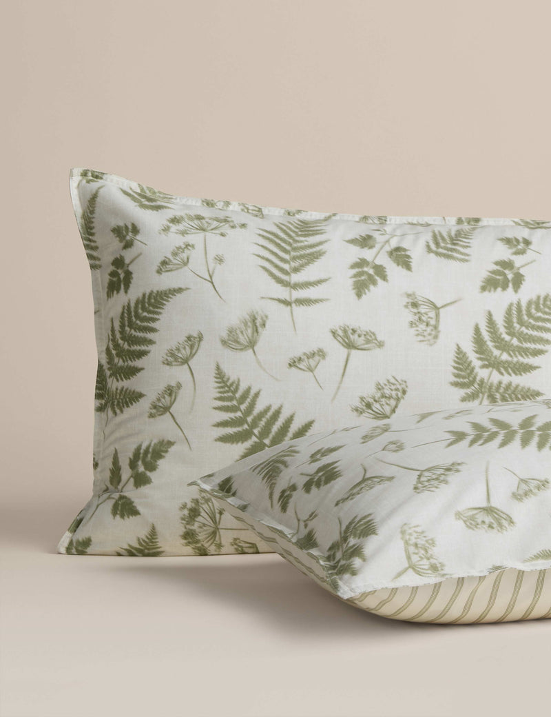 Cotton rich fern bedding set, UK version