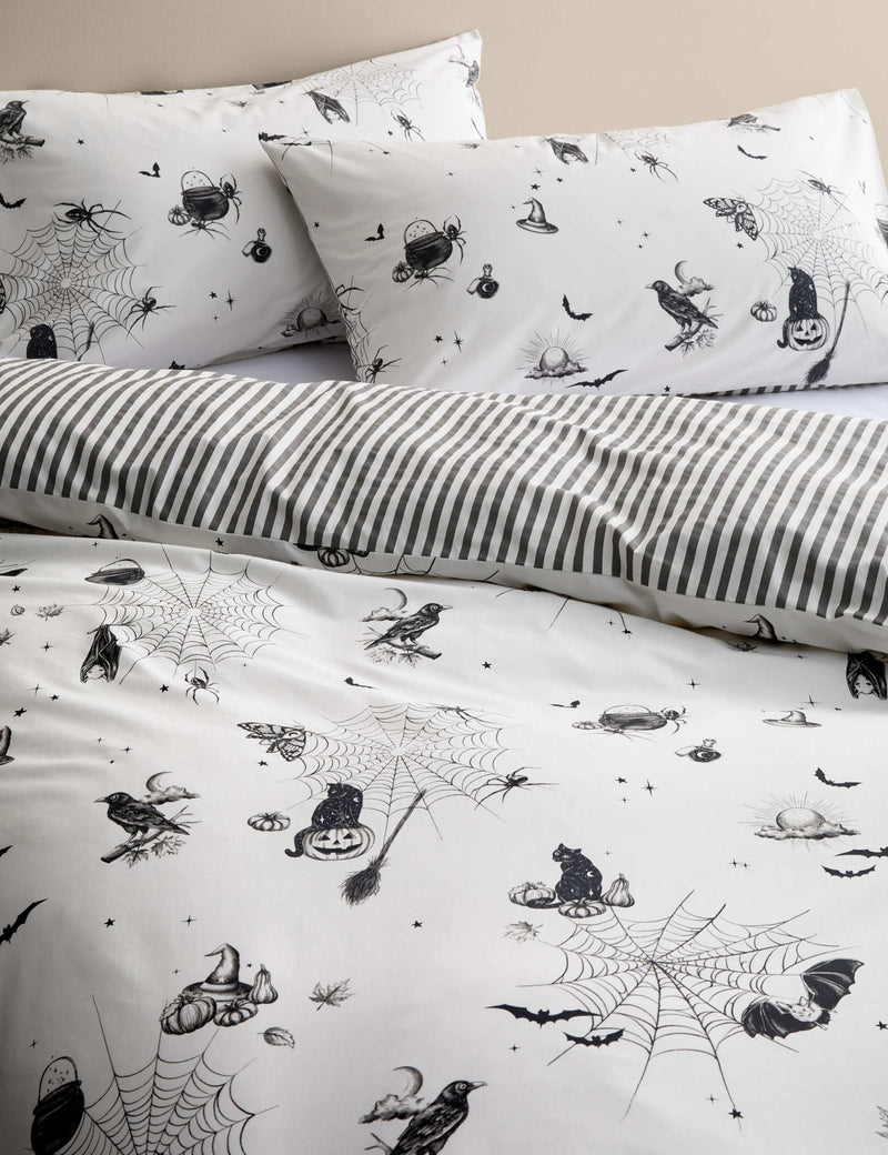 Cotton Rich Halloween Printed Bedding Set