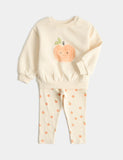 Cotton rich Halloween pumpkin sweat set 0-3 years - British product