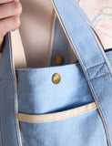 Joules mini cross body tote bag cotton rich - British product