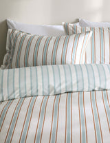 M&S Single Cotton Rich Striped Bedding Set- Buy online at McGrocer