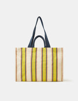 M&S Accessorize Cotton Rich Striped Tote Bag- Buy online at McGrocer