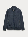 Autograph cotton rich zip-up pocket jacket - British product