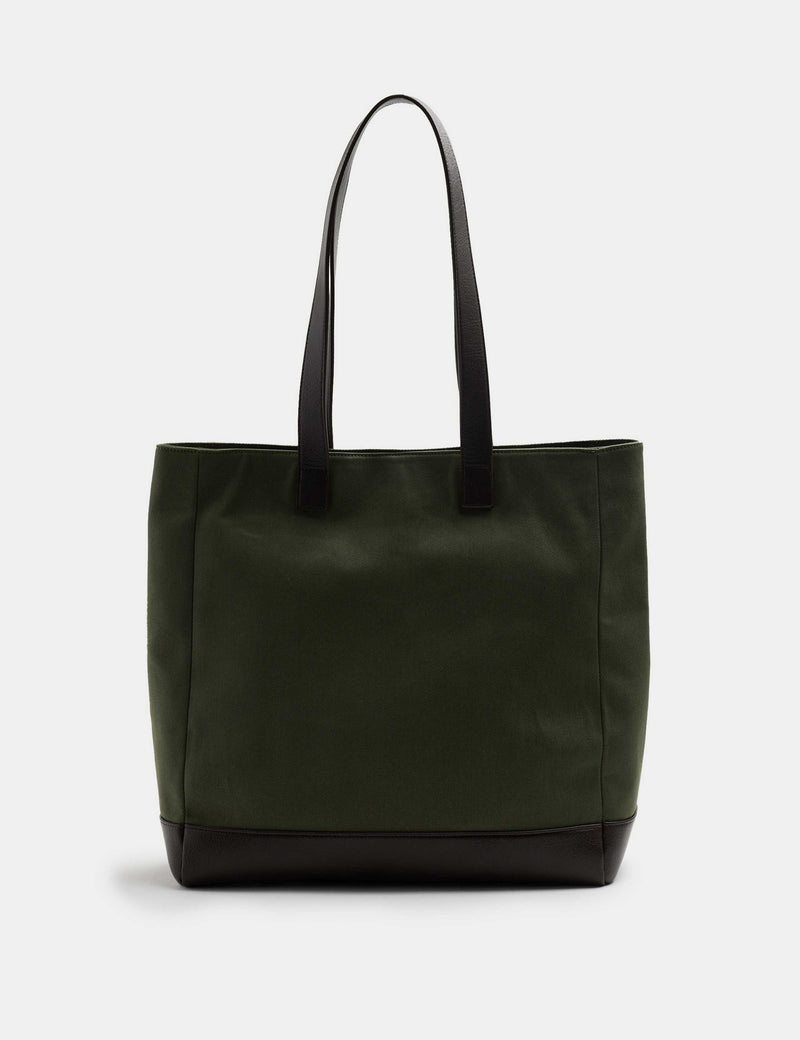 M&S cotton twill tote bag with magnetic closure - British product