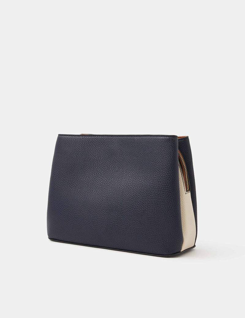 Accessorize cross body bag with three zipped compartments (British brand)