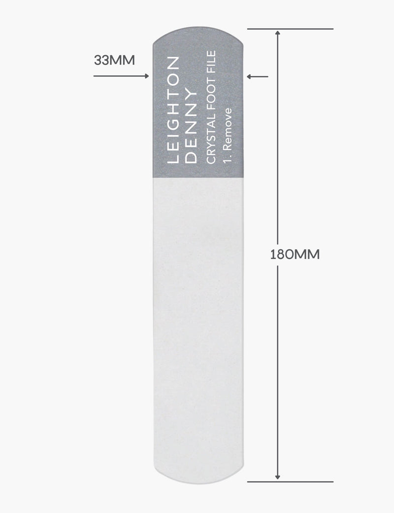 Leighton Denny crystal foot file 180mm, UK version