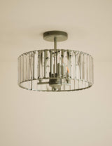 M&S Crystal Glass Flush Ceiling Light- Buy online at McGrocer