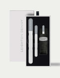 Leighton Denny crystal nail file set with three sizes - British product