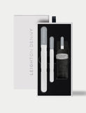 Leighton Denny crystal nail file set with three sizes - British product