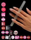 Leighton Denny crystal nail file set with three sizes - British product