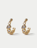 Autograph Collection cubic zirconia hoop earrings - British product