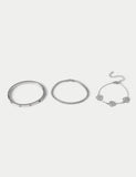 Ensemble de bracelets en zircone cubique multicolores, version UK