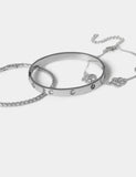 Ensemble de bracelets en zircone cubique multicolores, version UK