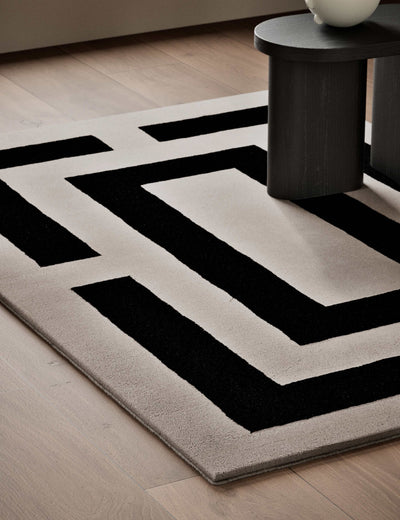 M&S M&S X Kelly Hoppen Cut Rectangular Wool Rug- Buy online at McGrocer