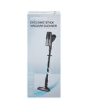 Cyclonic stick vacuum cleaner with motorised brush and LED lights (British brand)