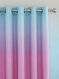 Catherine Lansfield ombre rainbow curtains 168x183cm, UK version