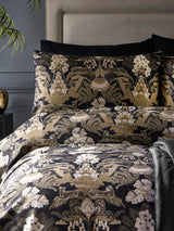 Next Laurence Llewelyn-Bowen Black Suburban Jungle 100% Cotton Duvet Cover and Pillowcase Set- Buy online at McGrocer
