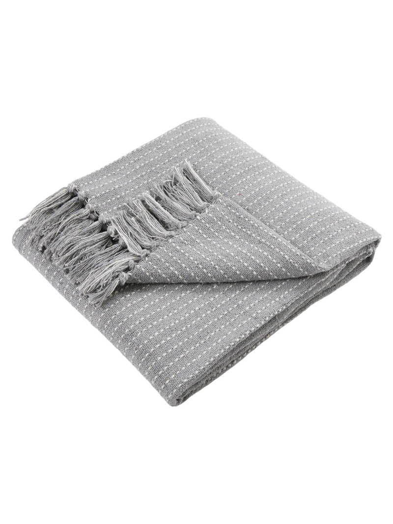 Drift Home grey quinn throw 180x130cm - British product