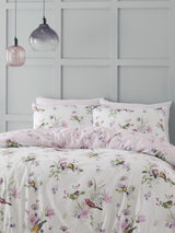 Catherine Lansfield Pink Songbird Reversible Duvet Cover and Pillowcase Set