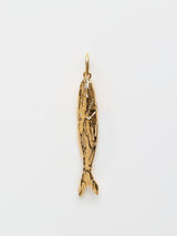 Next Carrie Elizabeth Gold Plated Molten Diamond Fish Pendant- Buy online at McGrocer