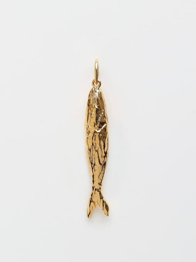 Next Carrie Elizabeth Gold Plated Molten Diamond Fish Pendant- Buy online at McGrocer