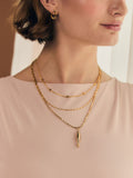 Carrie Elizabeth gold plated diamond fish pendant (British brand)