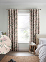 Next Laura Ashley Blush Pink Eglantine Made to Measure Curtains- Buy online at McGrocer