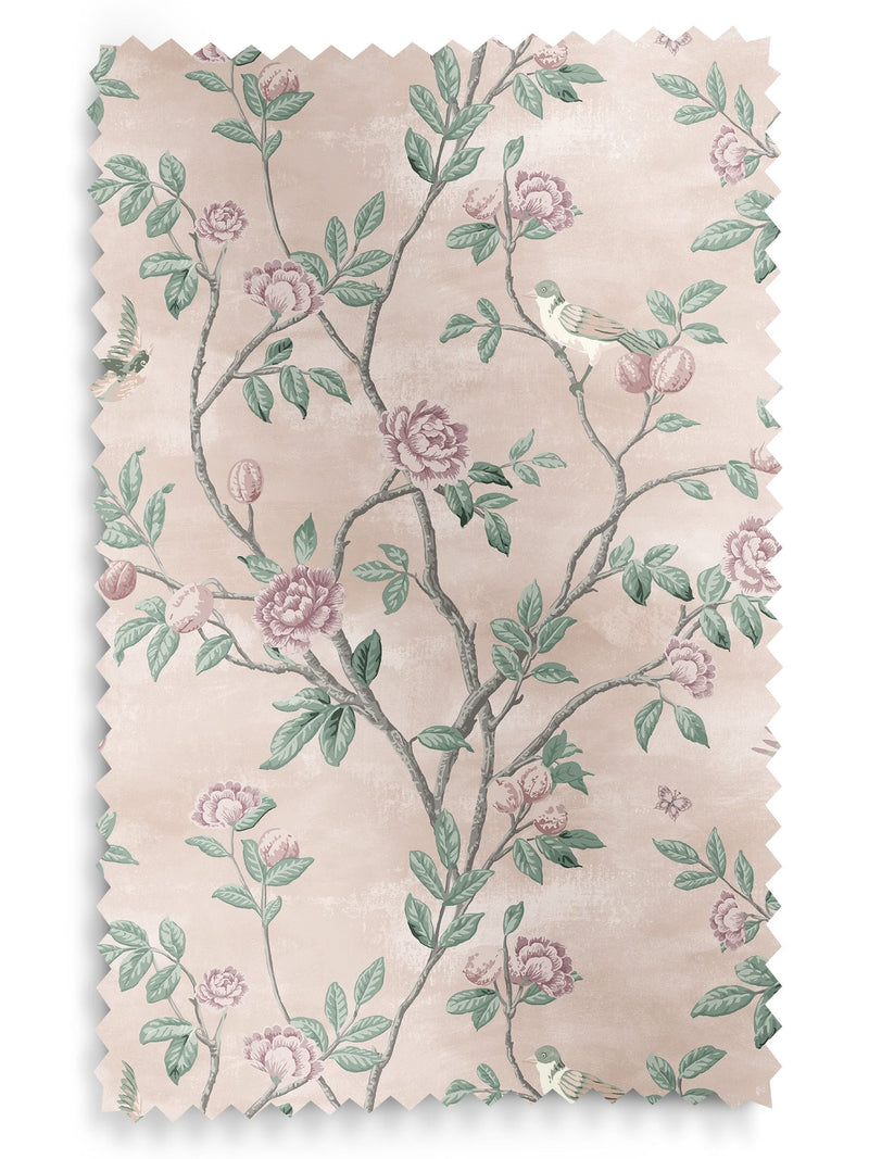Laura Ashley curtains blush pink Eglantine, UK version