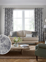 Next Laura Ashley Dove Grey Eglantine Made to Measure Curtains- Buy online at McGrocer