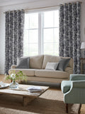 Laura Ashley Dove Grey Eglantine made to measure curtains - British product
