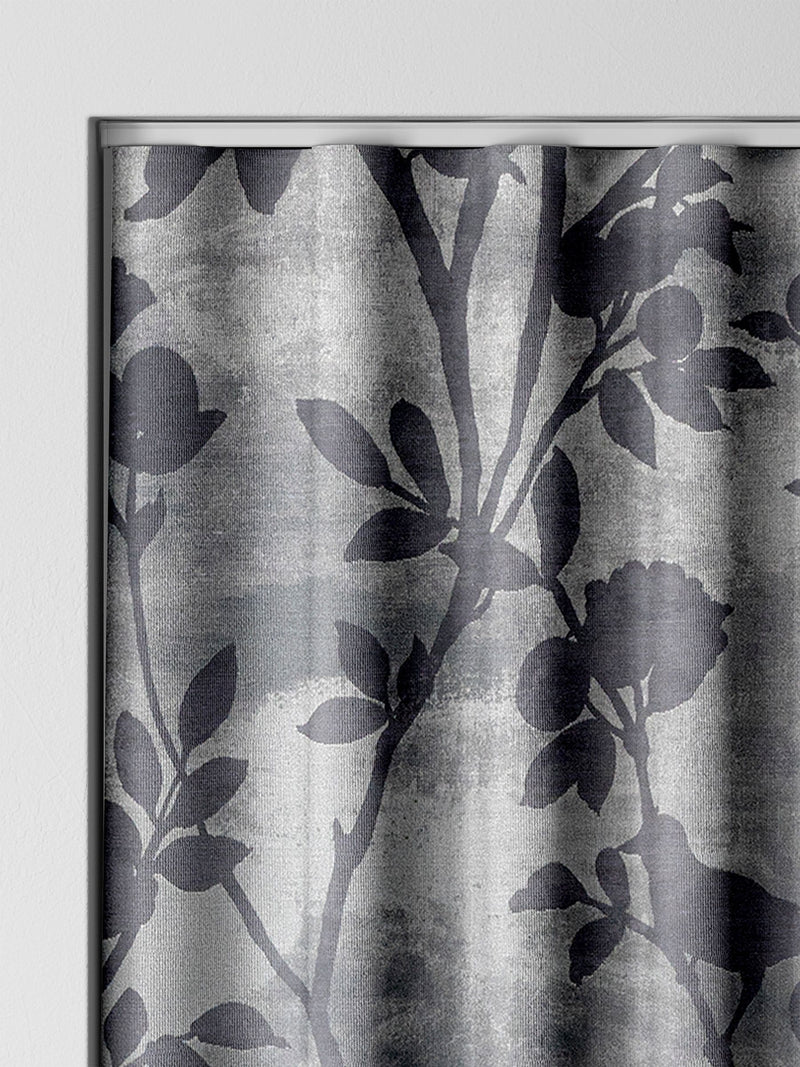 Laura Ashley Dove Grey Eglantine made to measure curtains - British product