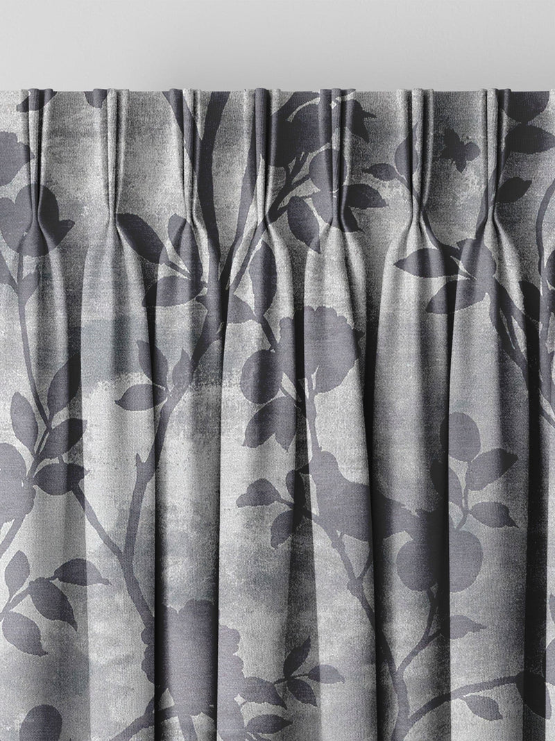 Laura Ashley Dove Grey Eglantine made to measure curtains - British product