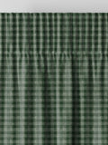 Laura Ashley smoke green gingham curtains (British brand)