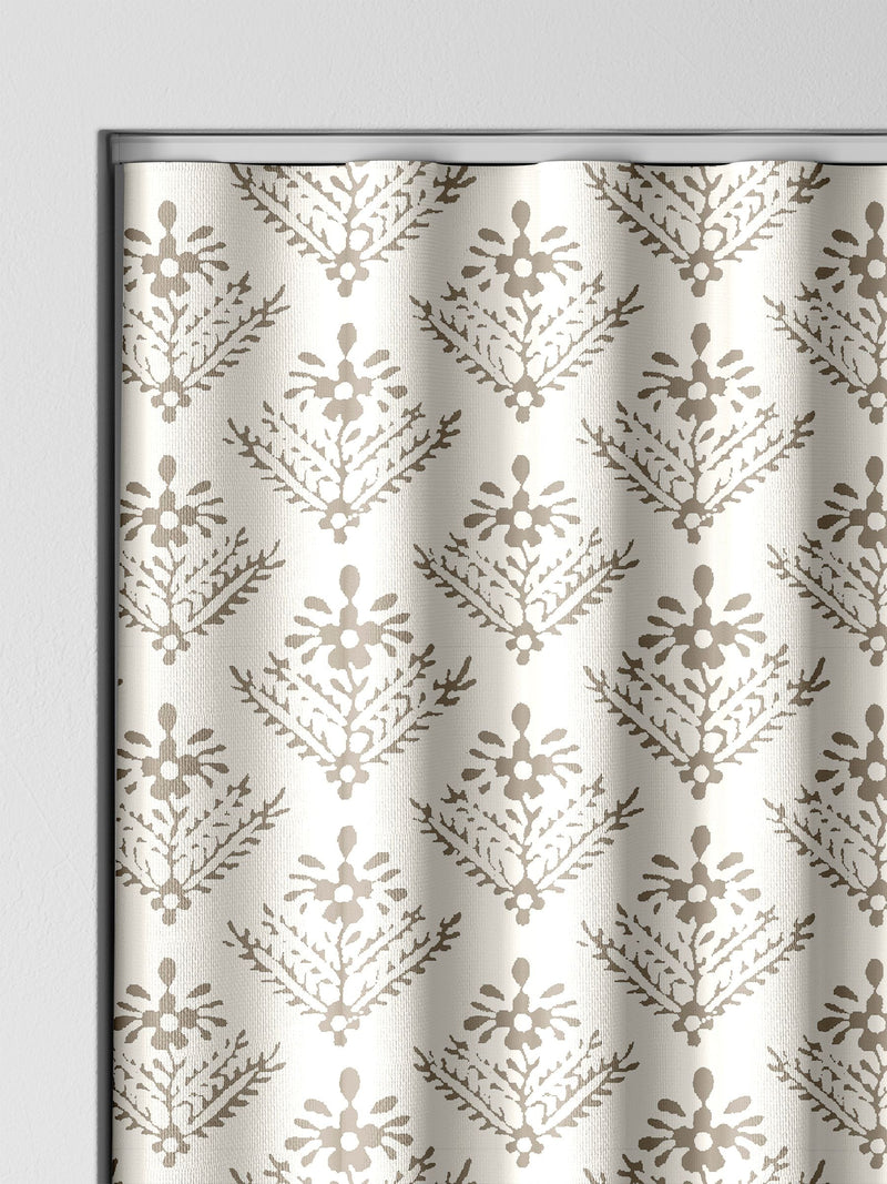 Laura Ashley Lady Fern dark dove grey curtains - British product