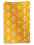 Laura Ashley Dijon Yellow Lady Fern made to measure curtains, UK version