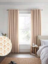 Next Laura Ashley Tomato Red Lady Fern Made To Measure Curtains- Buy online at McGrocer