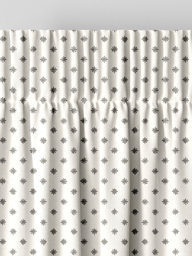 Laura Ashley steel grey star curtains made to measure - British product