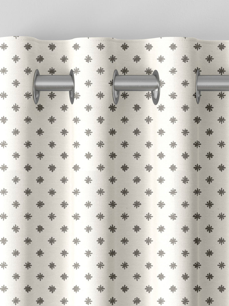 Laura Ashley steel grey star curtains made to measure - British product