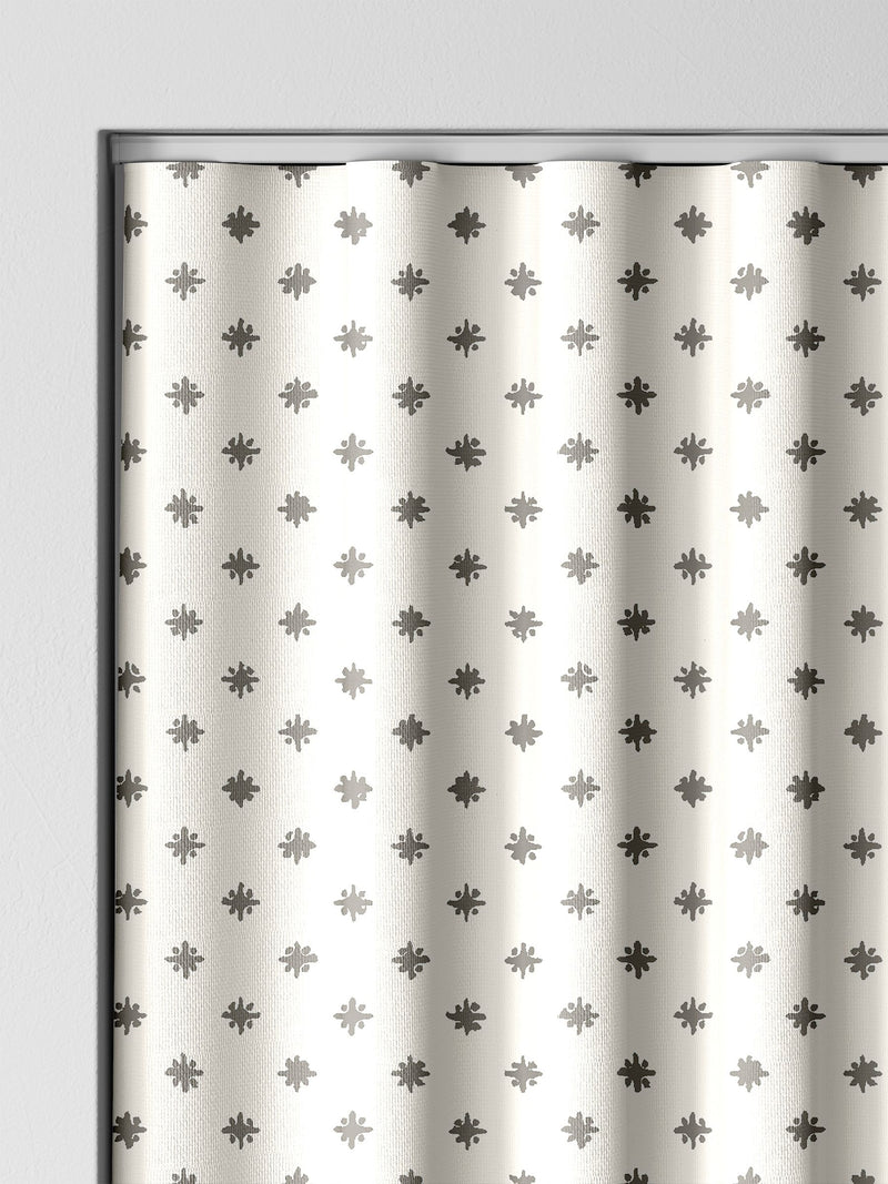 Laura Ashley steel grey star curtains made to measure - British product