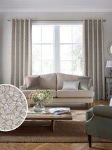 Next Laura Ashley Almond Brown Maidenhair Woven Curtains- Buy online at McGrocer