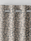 Laura Ashley Almond Brown Maidenhair woven curtains (British brand)