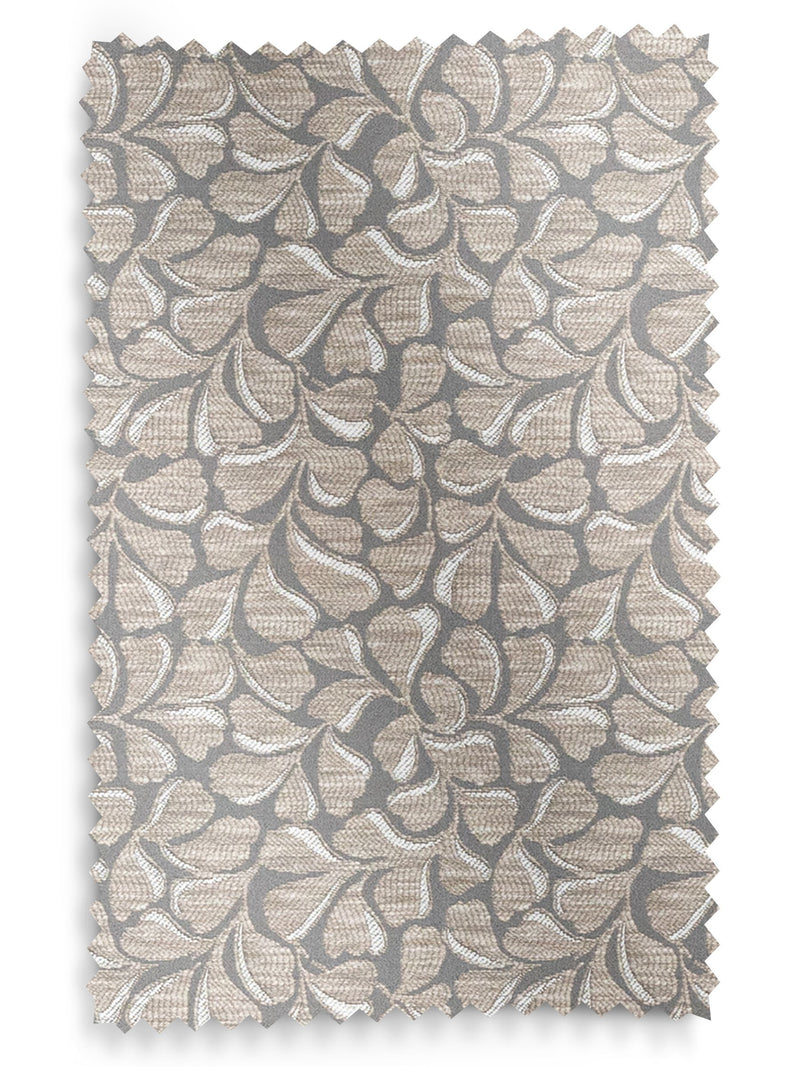 Laura Ashley Almond Brown Maidenhair woven curtains (British brand)