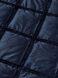 Soiree Blue Brighton Square velvet duvet cover set, imported from the UK