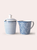 Laura Ashley Blue Blueprint milk jug and sugar pot set 25cl, UK version