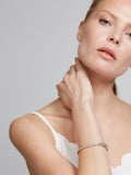 Ted Baker rose gold hinge bangle with clear crystal accent (British brand)