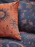 Furn Bronze/Navy Constellation reversible duvet cover set - British product