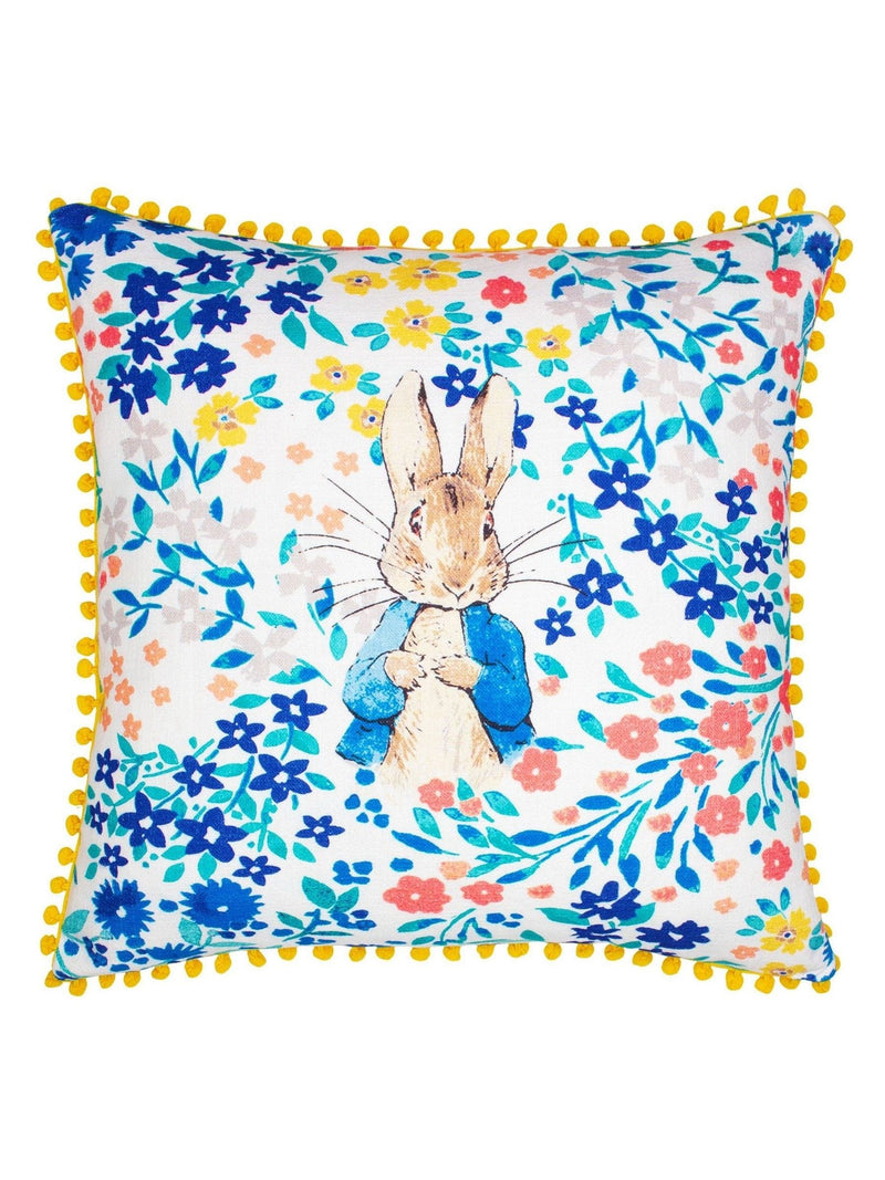 Peter Rabbit Multi Florelli Ditsy Bloom cushion (British brand)