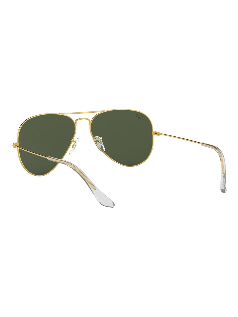 Ray-Ban aviator sunglasses gold green lens XL - British product