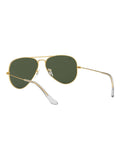 Ray-Ban aviator sunglasses gold green lens XL - British product